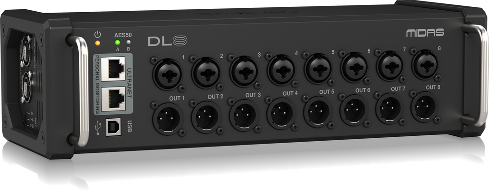 Midas DL8 Stagebox (8in / 8out)