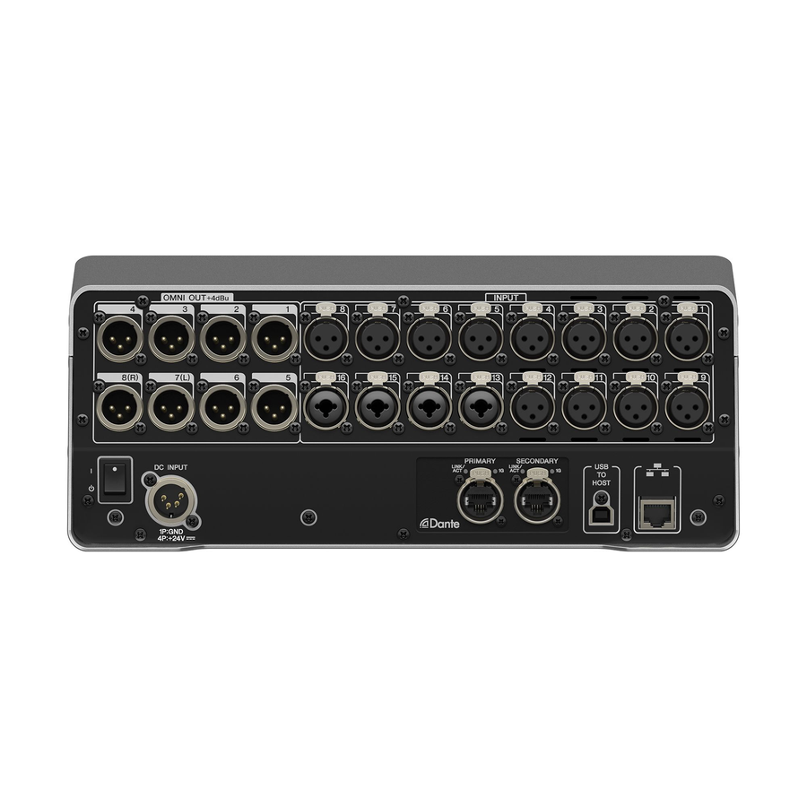 Yamaha DM3 Dante Compatible Digital Mixing Console (DM3)