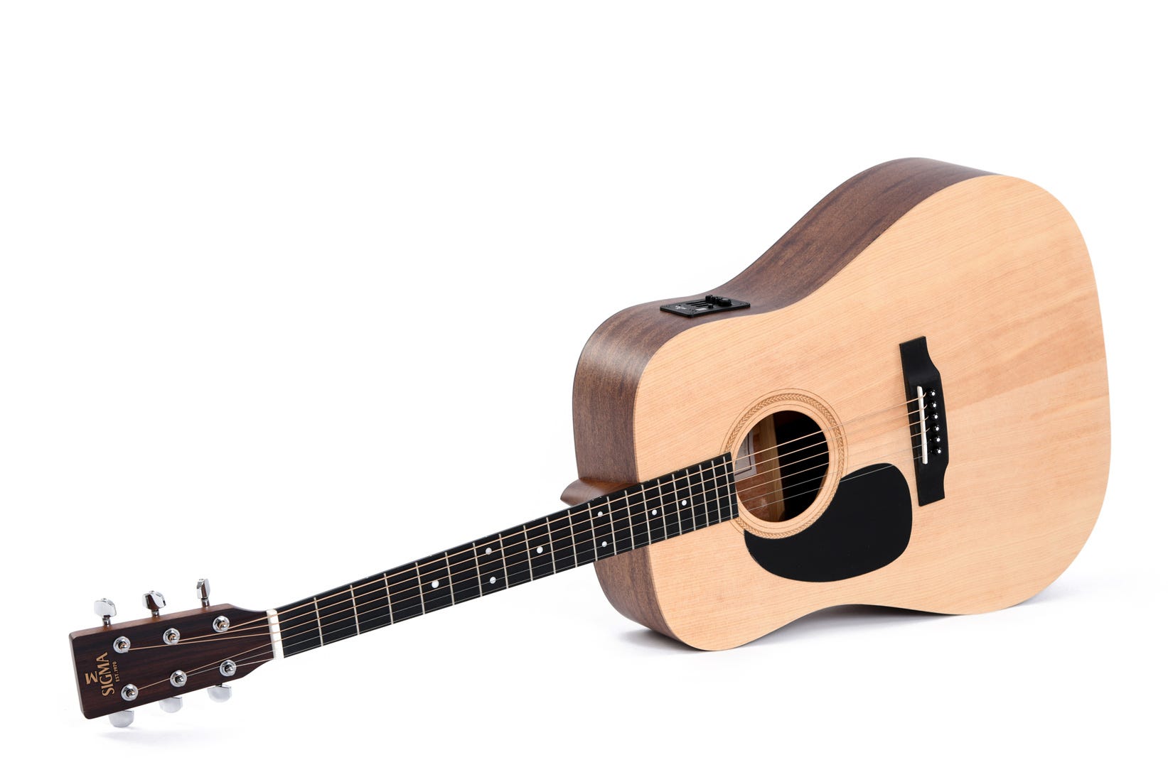 Sigma DM-EL Dreadnought Acoustic Electric Guitar - Left Handed