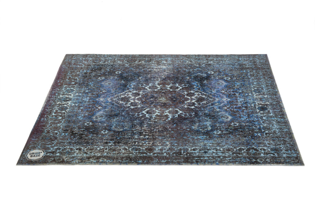 DRUMnBASE VP185 Blue Vintage Persian Stage Mat - 185x160cm (290217)