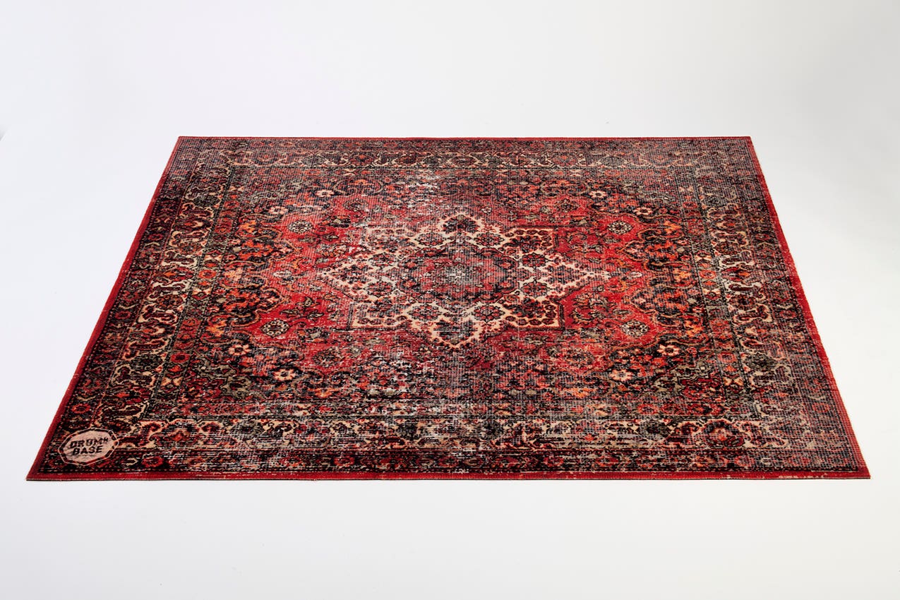 DRUMnBASE VP185 ORD Original Red Stage Mat - 185 x 160cm (290200)
