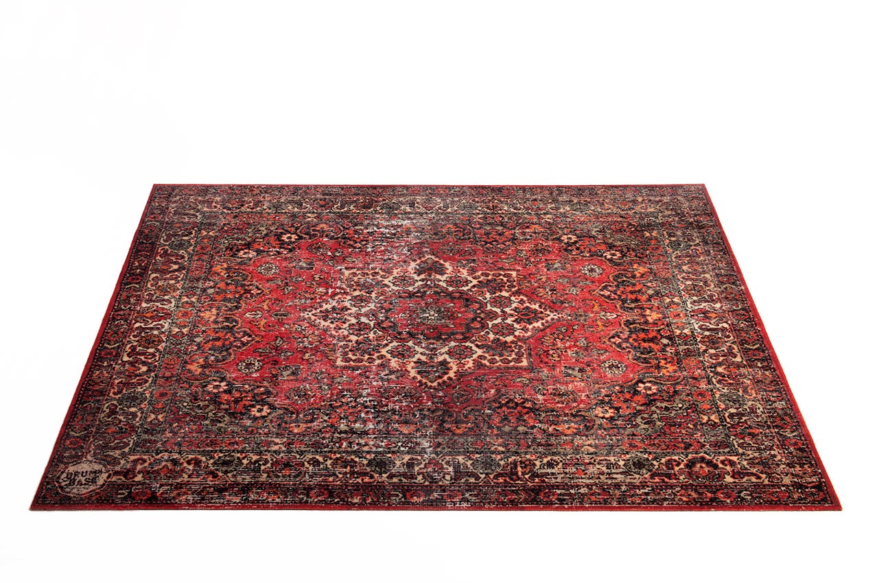 DRUMnBASE VP225 ORD XL Original Red Stage Mat - 225 x 185cm (290285)