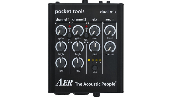 AER Dual Mix 2-Ch Preamp w/Effects Pocket Tool (v2) | Better Music