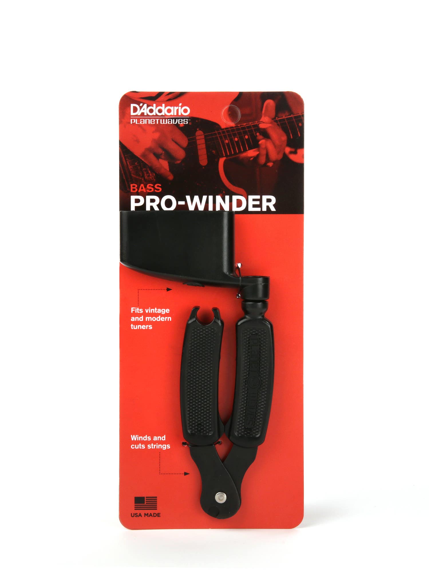 Planet Waves Bass Pro-Winder w/ Built in Clipper