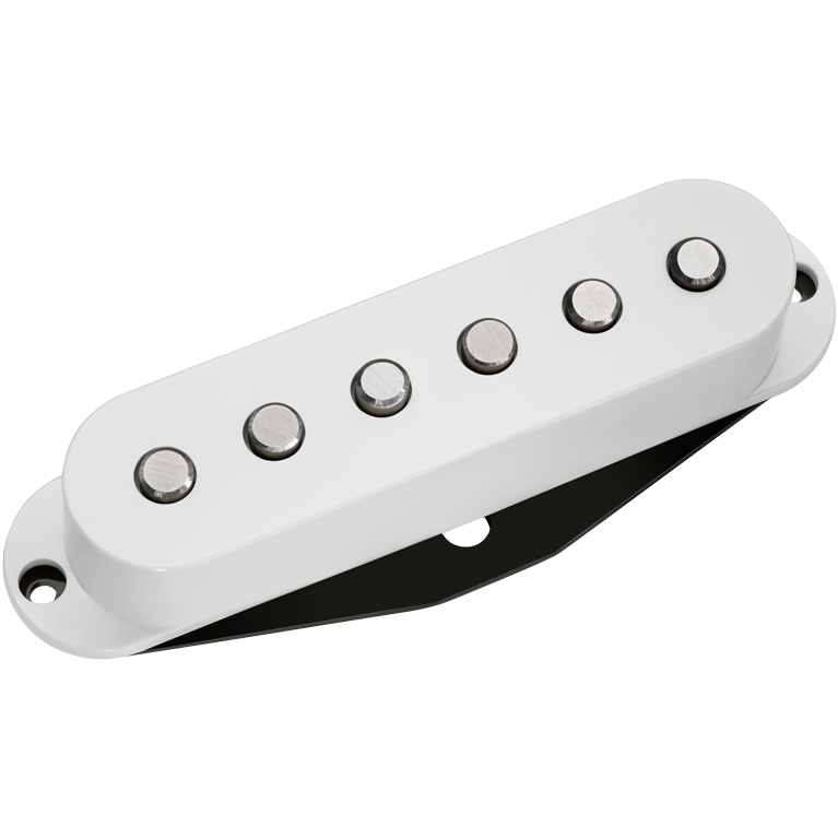 Dimarzio True Velvet Single Coil Pickup - White - Middle (Reverse Polarity)