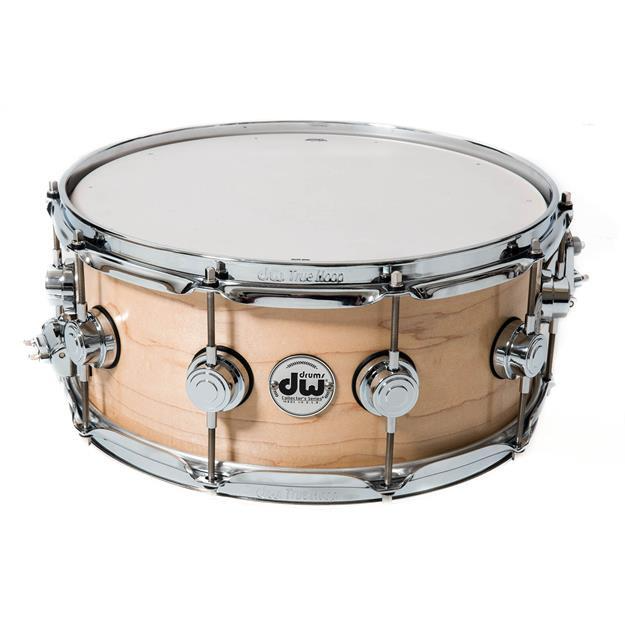 DW Collectors Series 14x6.5 SSC Satin Oil Snare Drum - Chrome HW