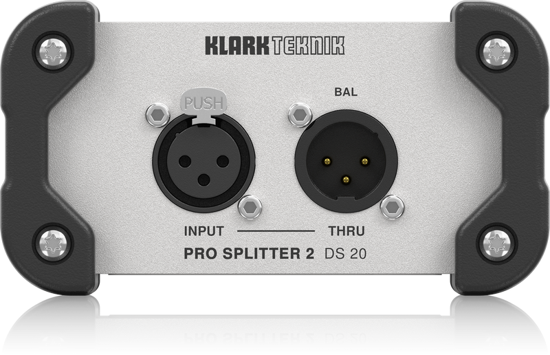 Klark Teknik DS20 Passive 1-In / 2-Out Signal Splitter w/Midas Transformer
