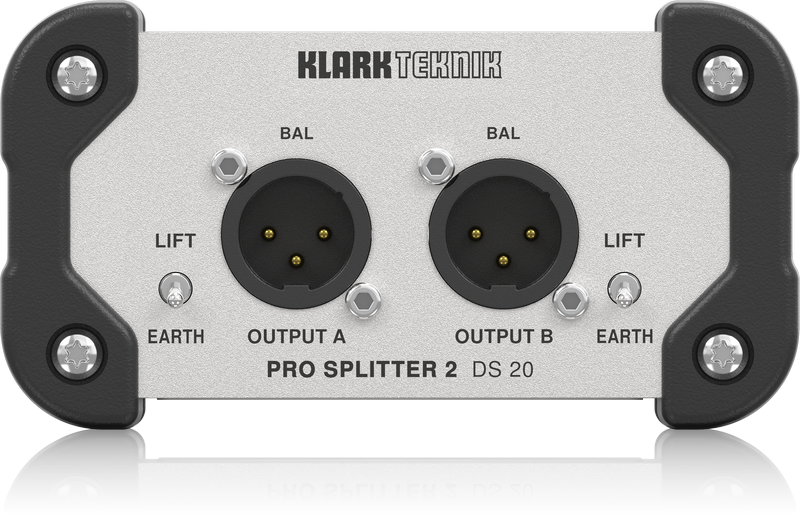 Klark Teknik DS20 Passive 1-In / 2-Out Signal Splitter w/Midas Transformer