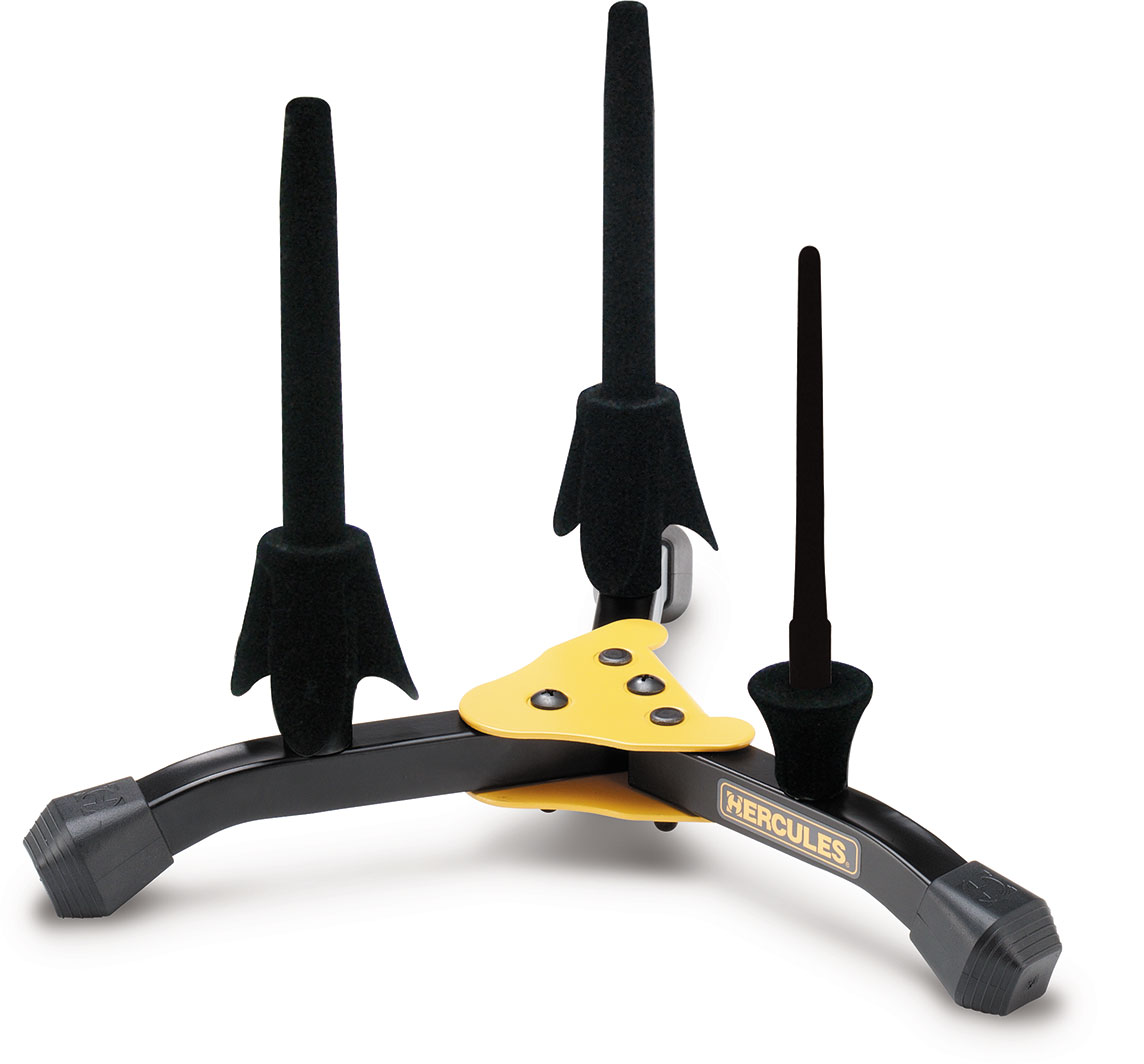 Hercules Combination Stand - 2 Clarinets/Flutes and Piccolo