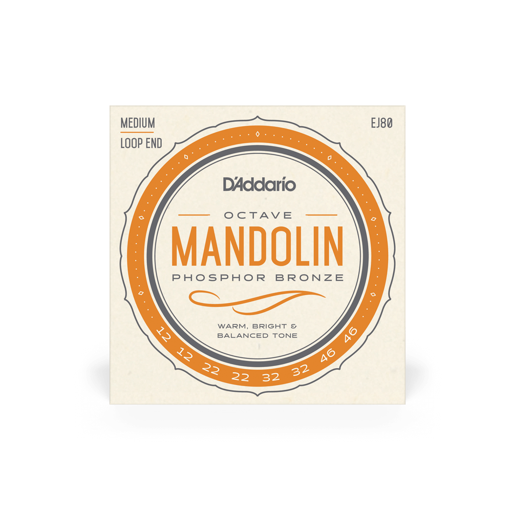 D'Addario EJ80 Octave Mandolin Strings - Medium 12-46