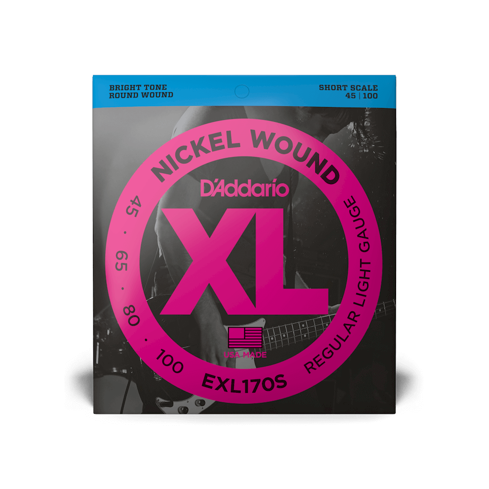 D'Addario EXL170S Short Scale Bass Strings - 45-100