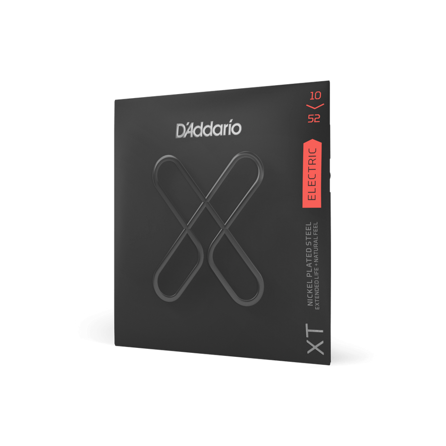 D'Addario XT Electric Guitar Strings - 10-52 -  Light Top/Heavy Bottom