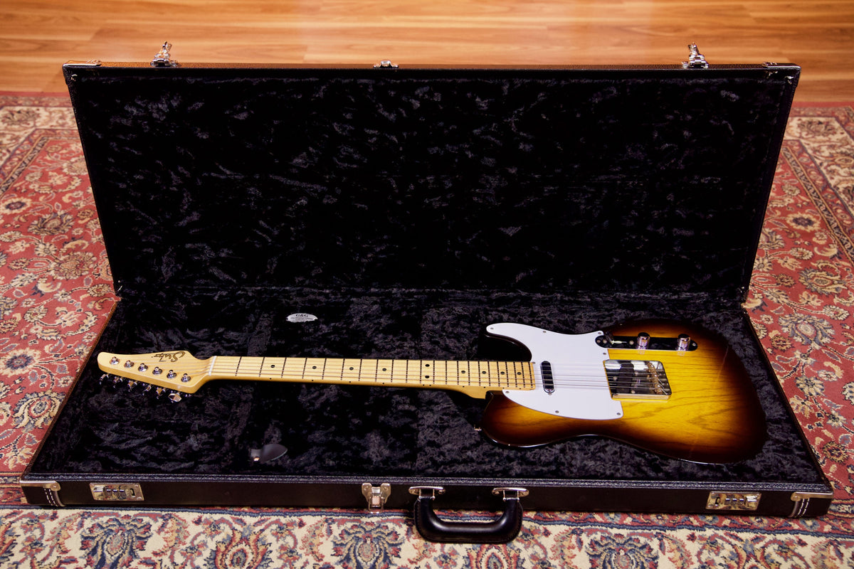Suhr Classic T Antique Electric Guitar - 2-Tone Sunburst MN