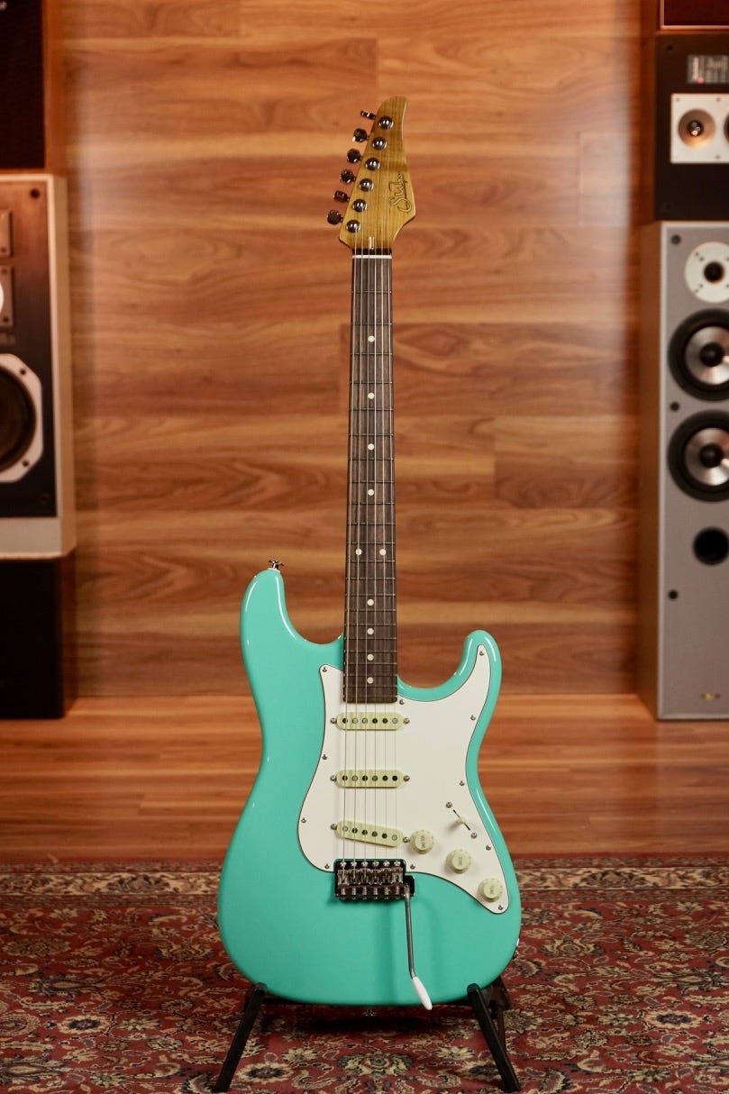 Suhr Scott Henderson Signature Classic Guitar - Seafoam Green