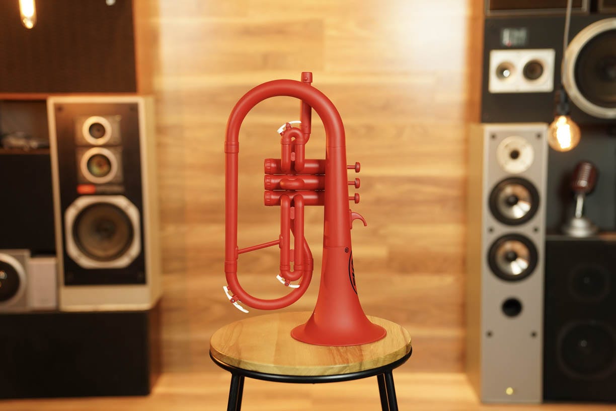 Zo Plastic Flugelhorn - Racing Red 