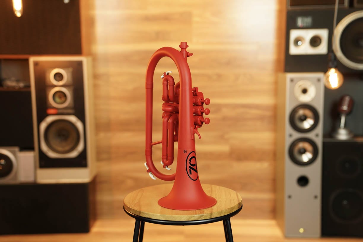 Zo Plastic Flugelhorn - Racing Red