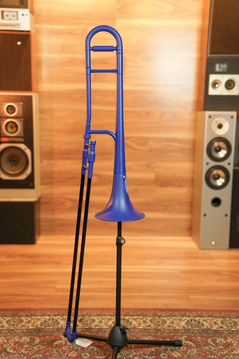Zo Plastic Trombone - Blue Blast