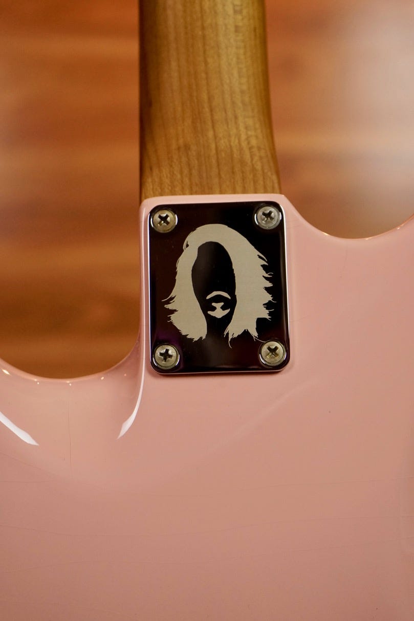 Suhr Mateus Asato Classic S Antique Signature Guitar - Shell Pink