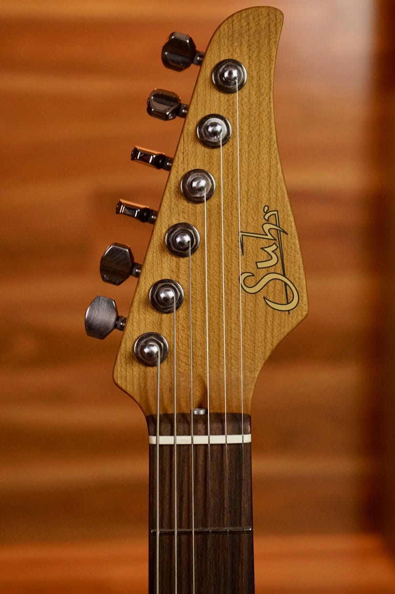 Suhr Mateus Asato Classic S Antique Signature Guitar - Shell Pink