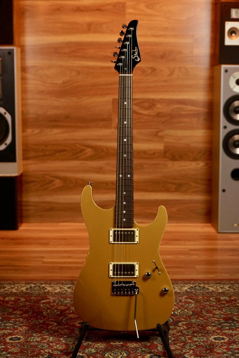 Suhr Pete Thorn Signature Standard Guitar - Gold