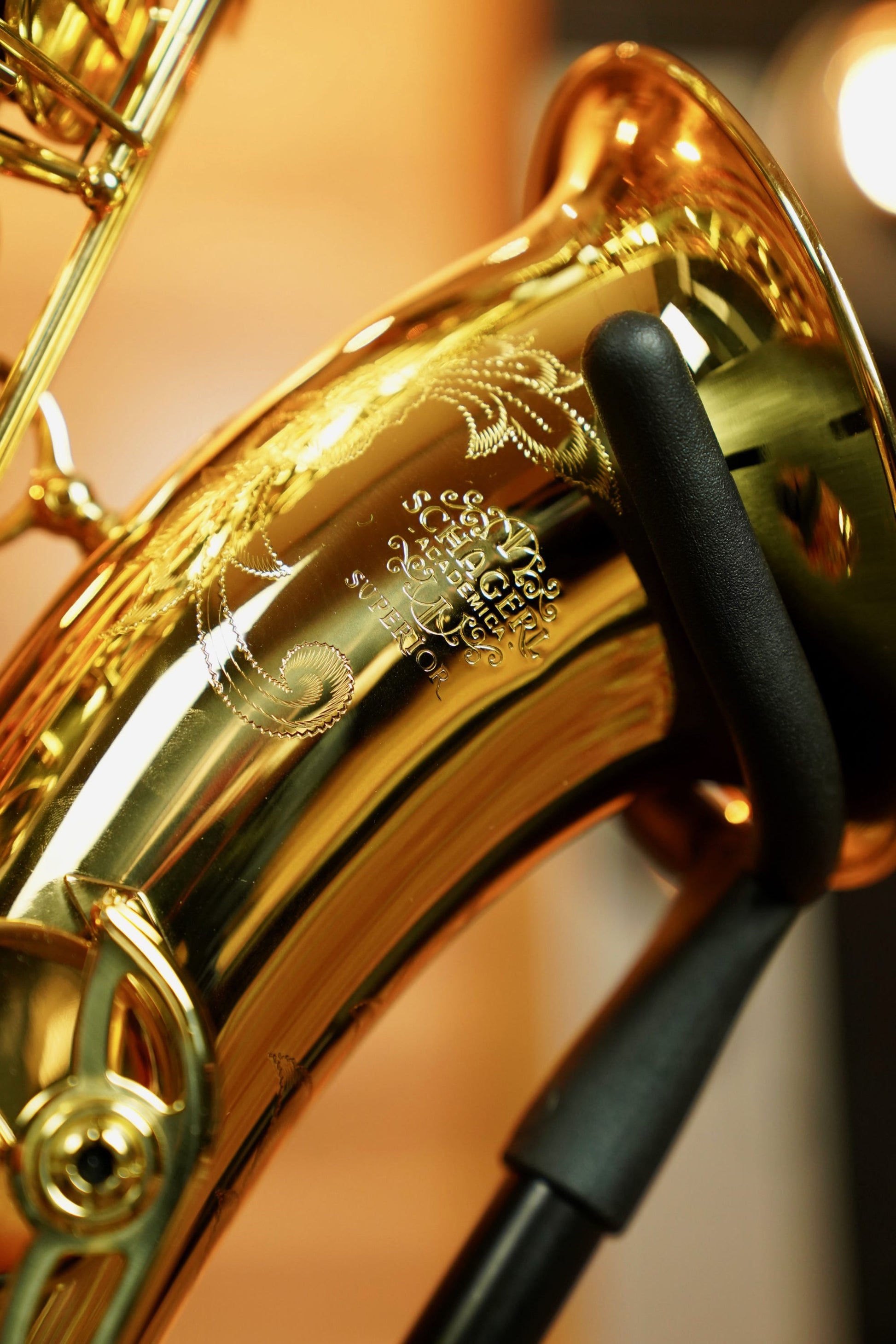 Schagerl Superior Pro Gold Lacquered Tenor saxophone (SLT-2L)