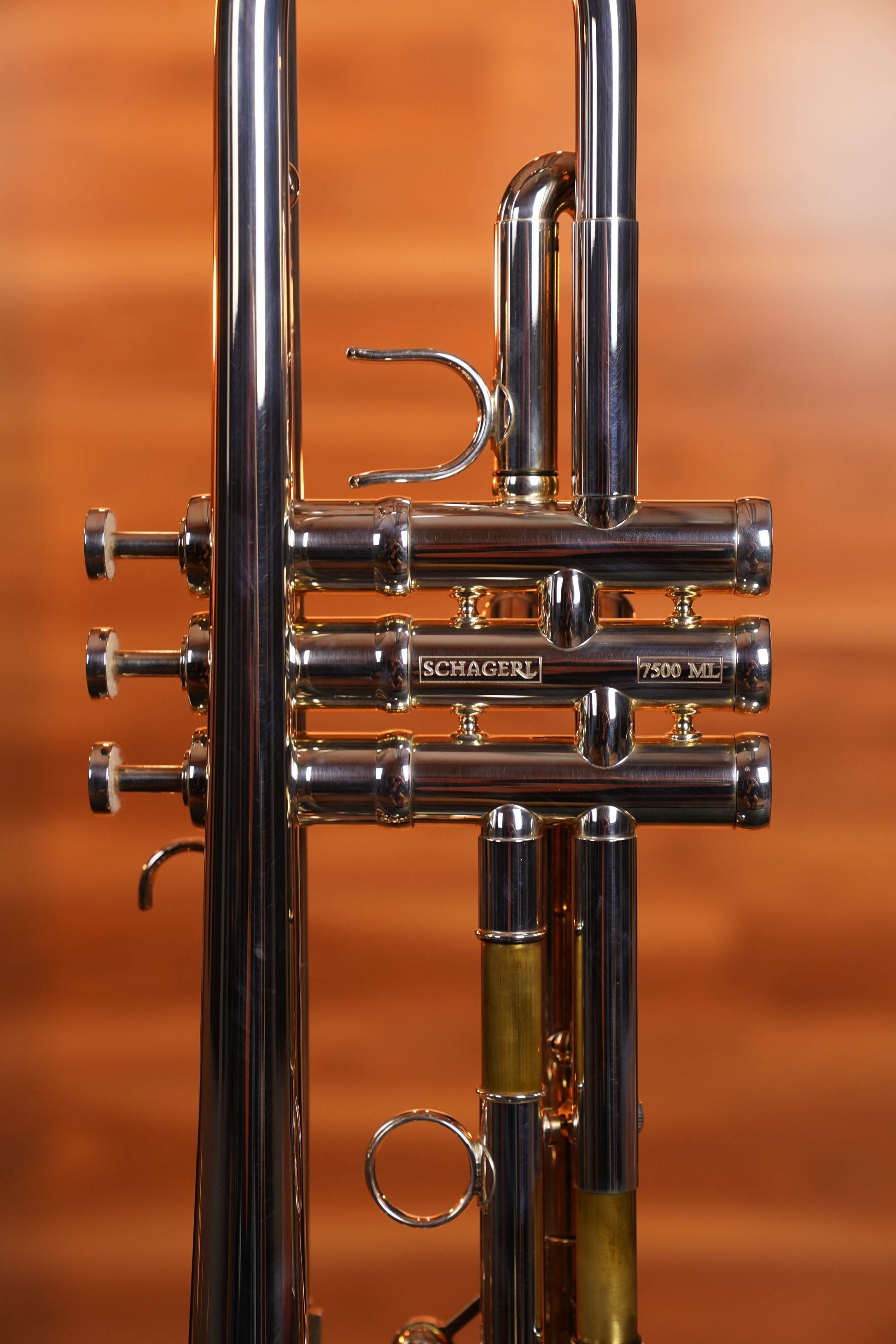 Schagerl Meister Bb Roman Empire Trumpet - Silver Plated