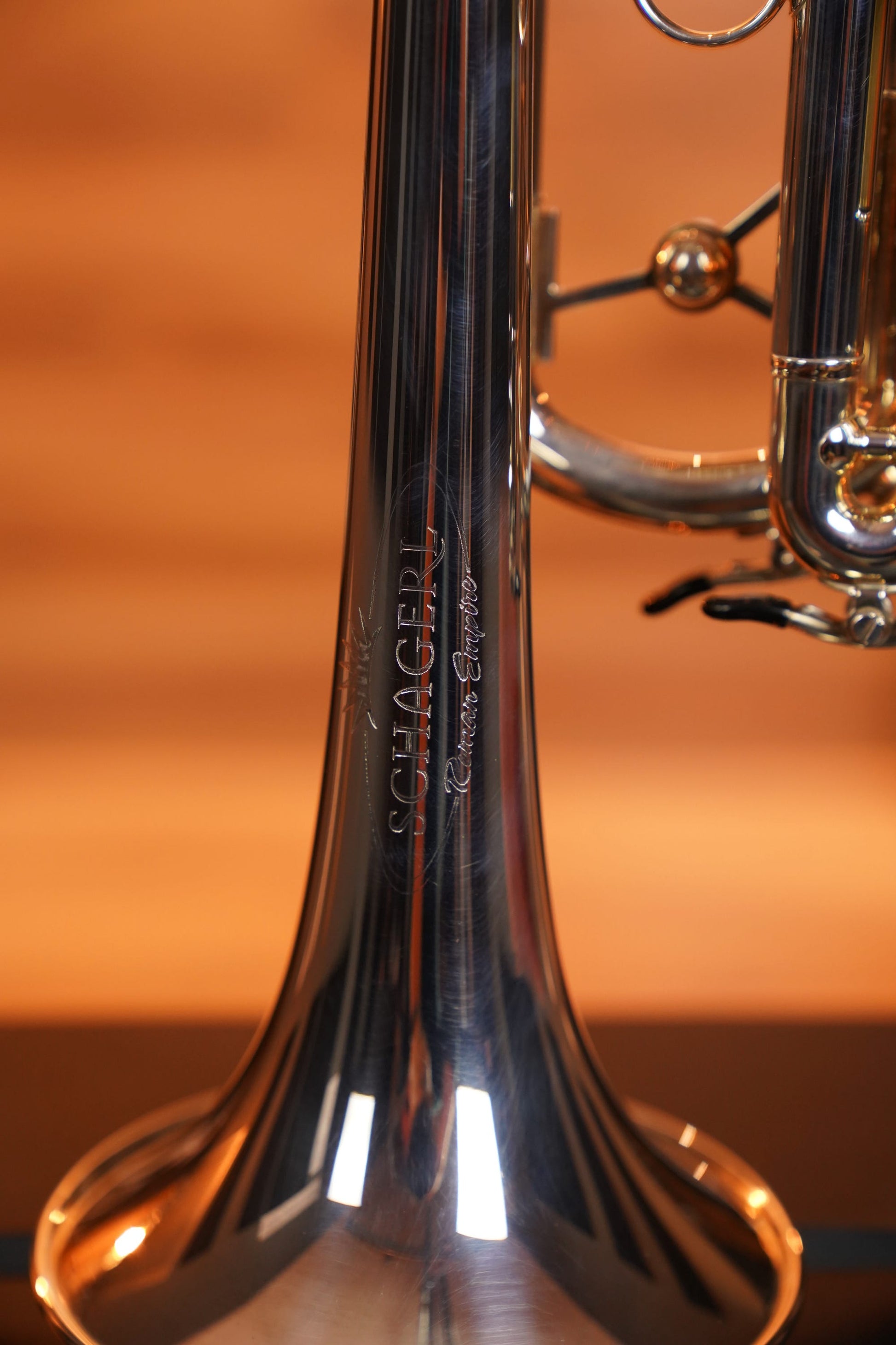 Schagerl Meister Bb Roman Empire Trumpet - Silver Plated