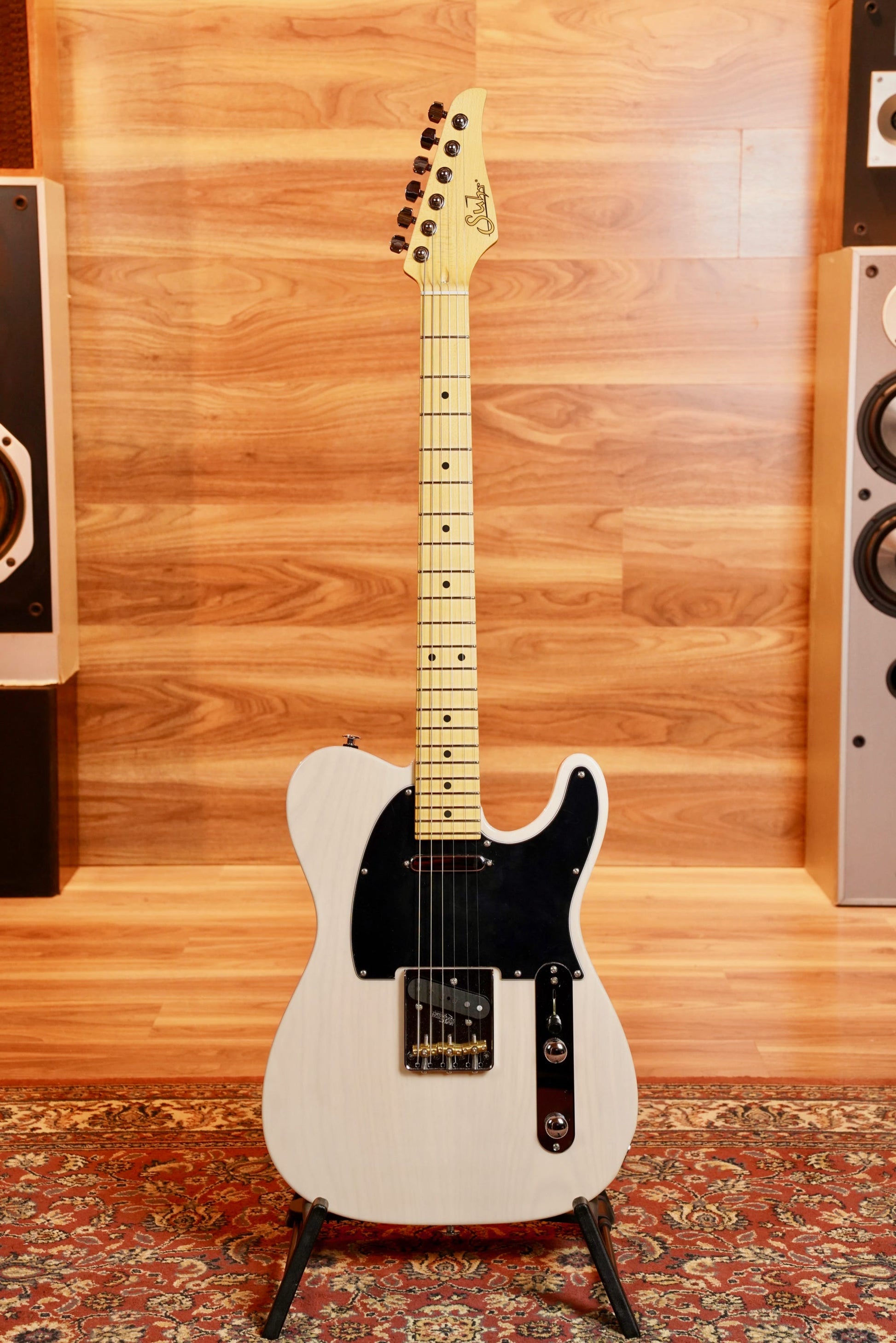 Suhr Classic T Electric Guitar w/Deluxe Gigbag - Trans White MN