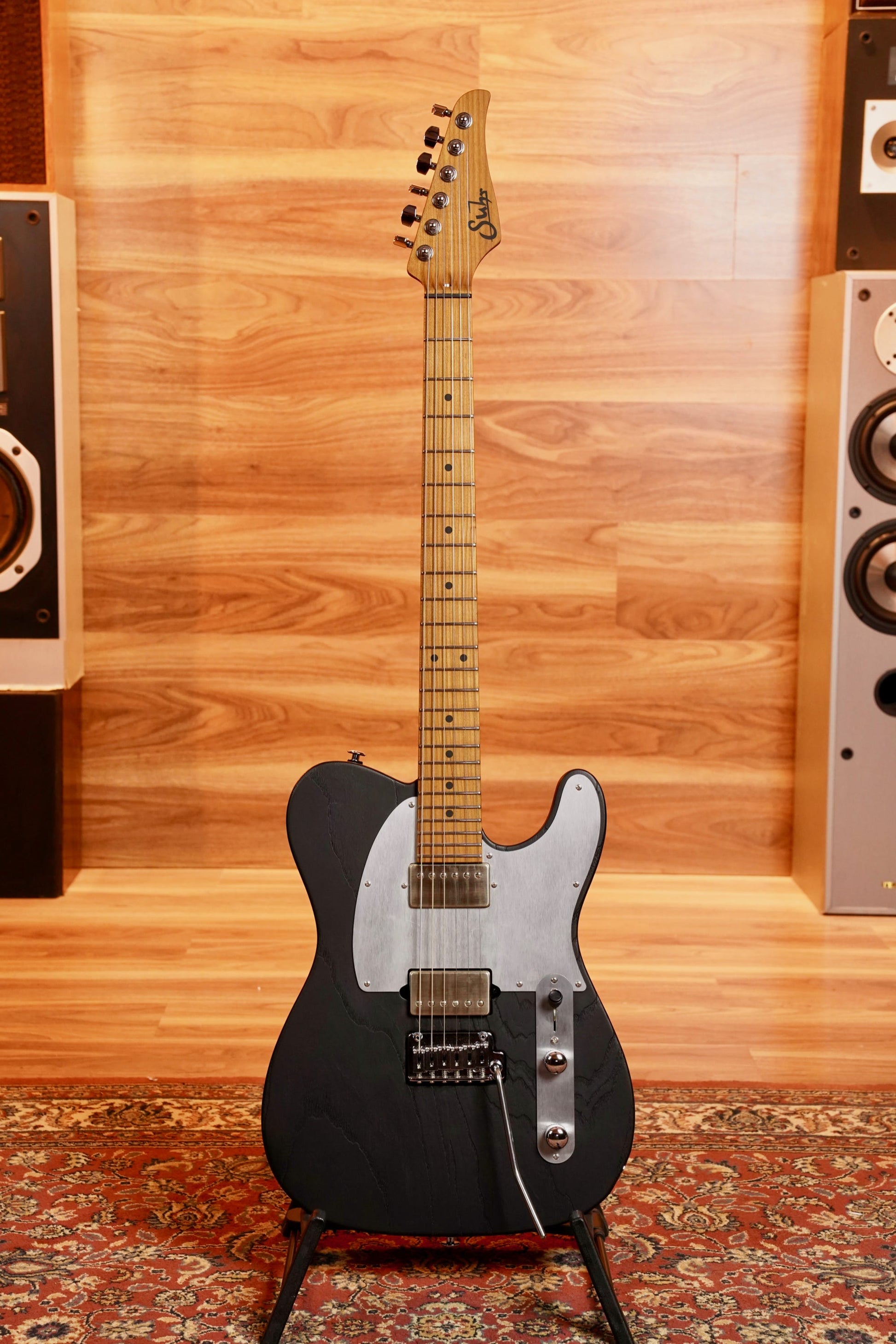 Suhr Andy Wood HH Signature Modern T Guitar - War Black MN