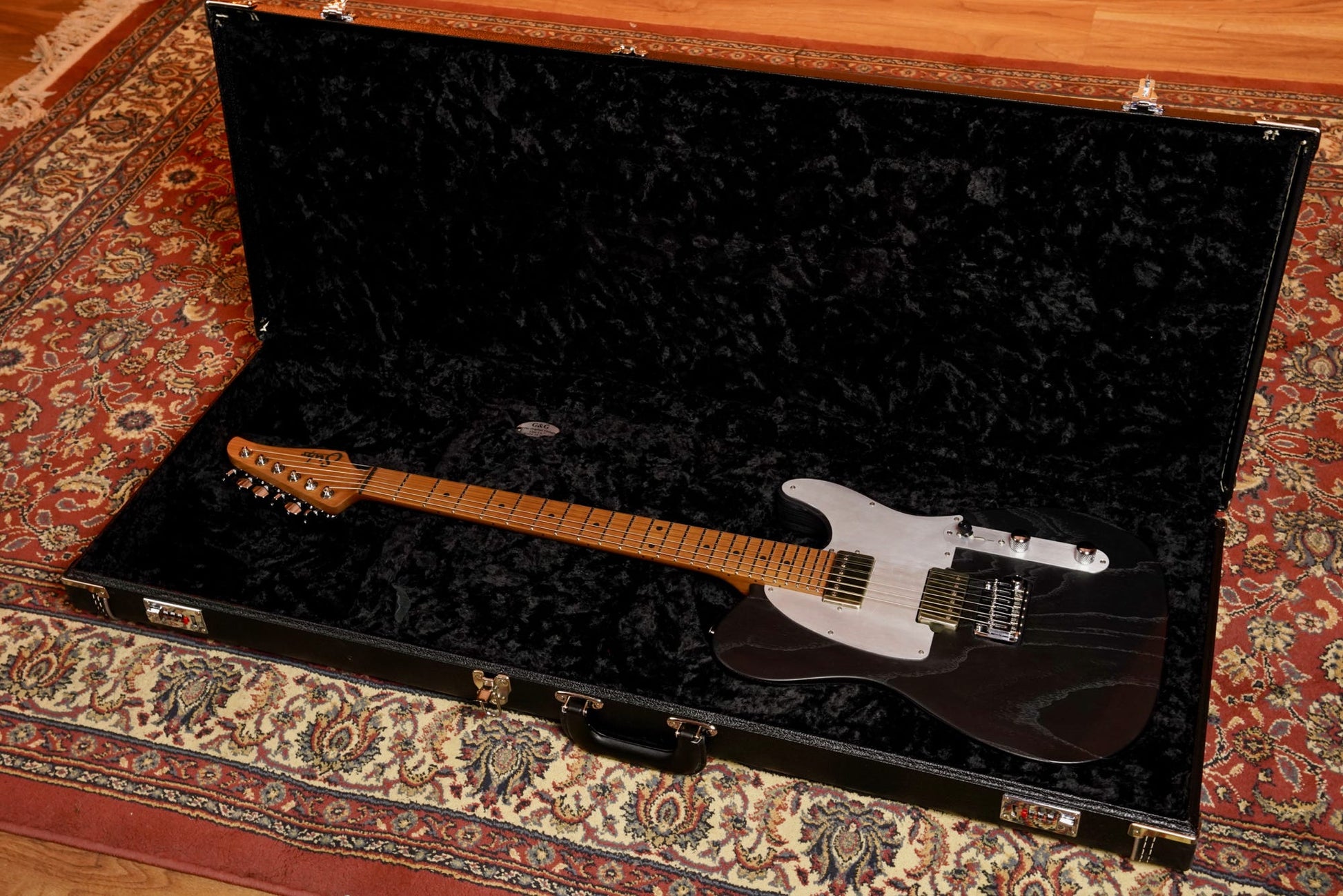 Suhr Andy Wood HH Signature Modern T Guitar - War Black MN