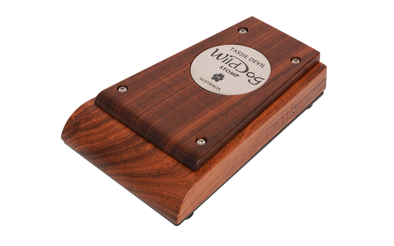 Wild Dog TASSIE DEVIL Compact Stomp-Box - Solid Hardwood
