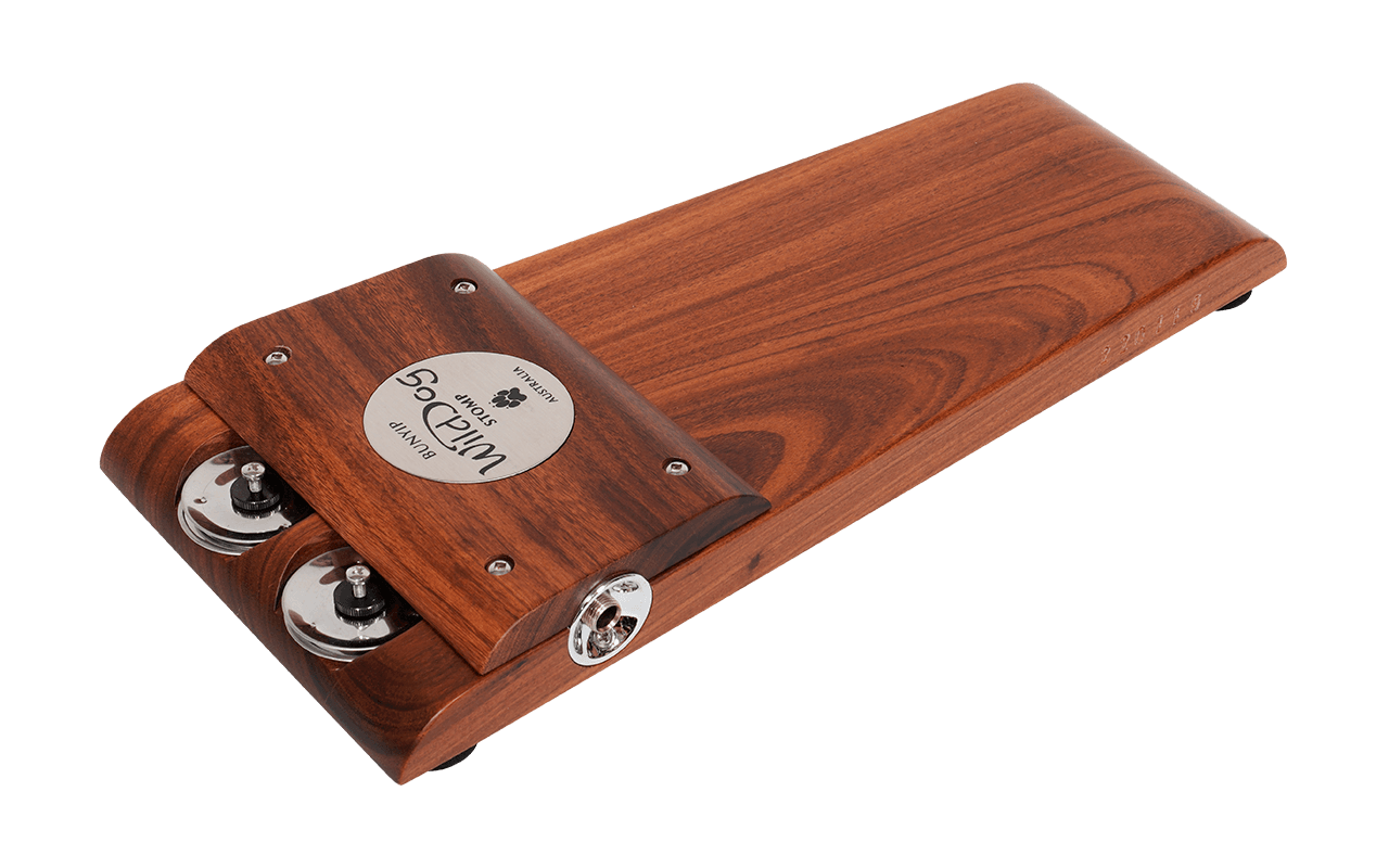 Wild Dog BUNYIP Stomp-Box - Deluxe Timber w/Jingles