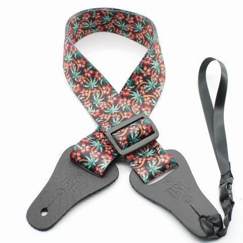 DSL 1.5" Poly Ukulele Strap - HIB-Red