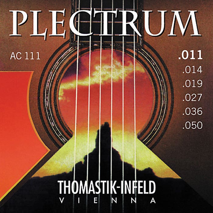 Thomastik Plectrum Phosphor Bronze Acoustic Guitar Strings - 11-50