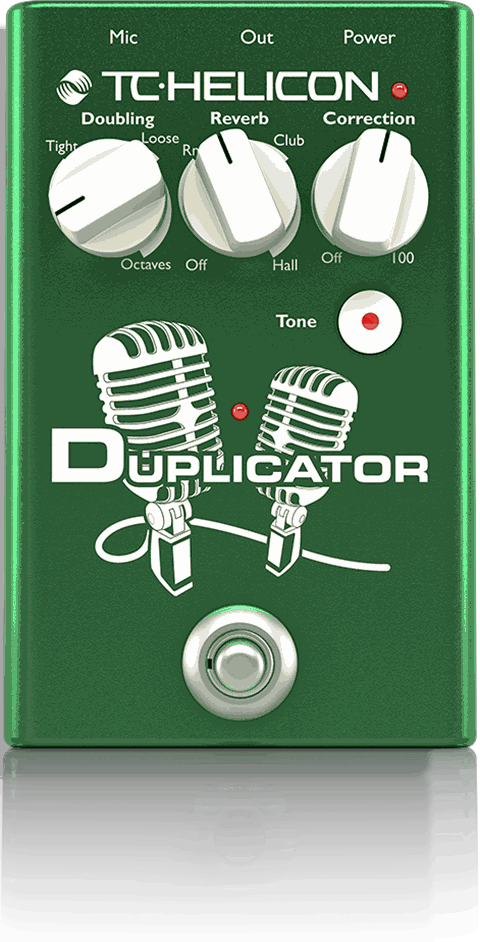 TC Helicon Duplicator Vocal Doubler and Effect Pedal