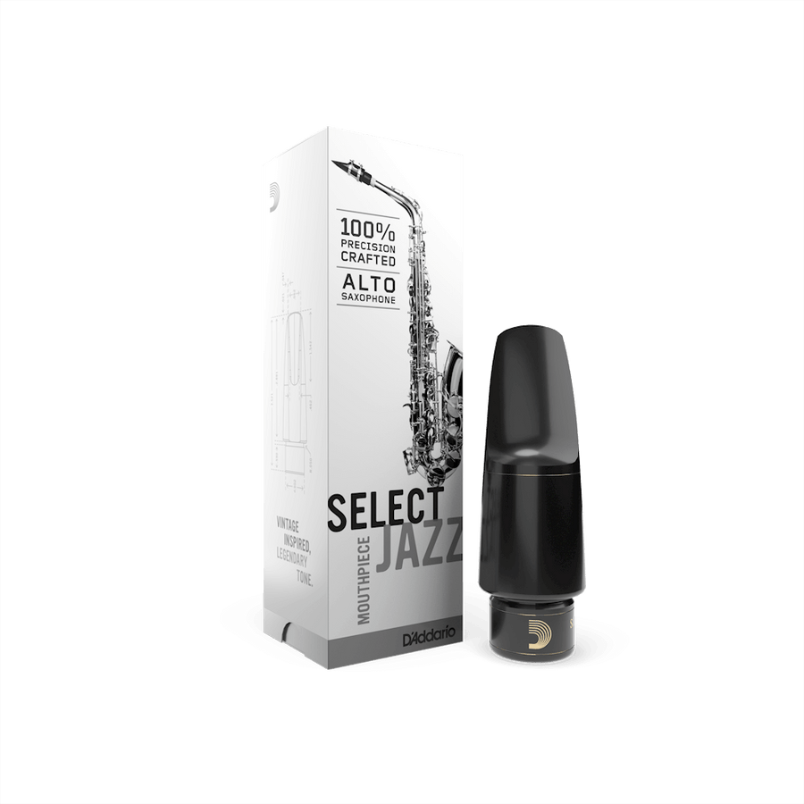 D'Addario MJS-D6M Select Jazz Alto Sax Mouthpiece - Medium Chamber