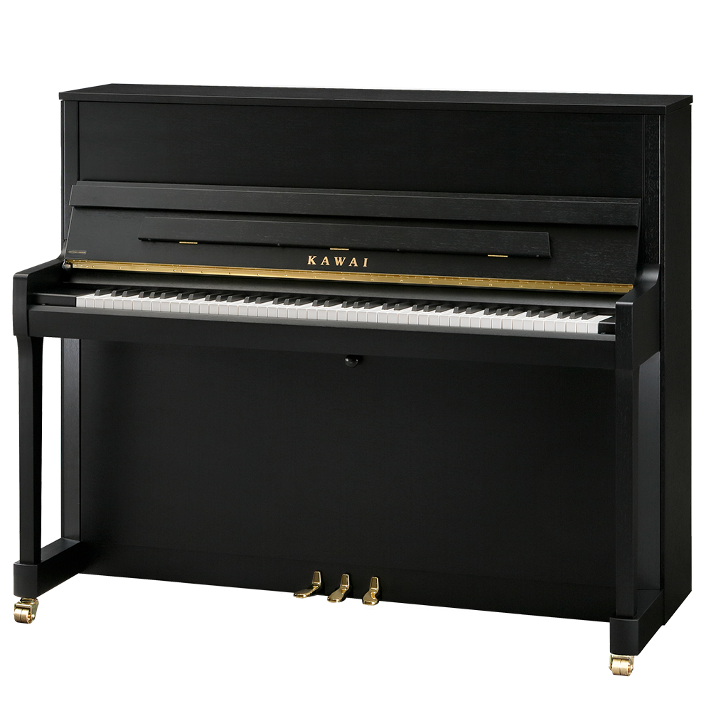 Kawai E300 Upright Piano - Ebony Satin (E300ES)