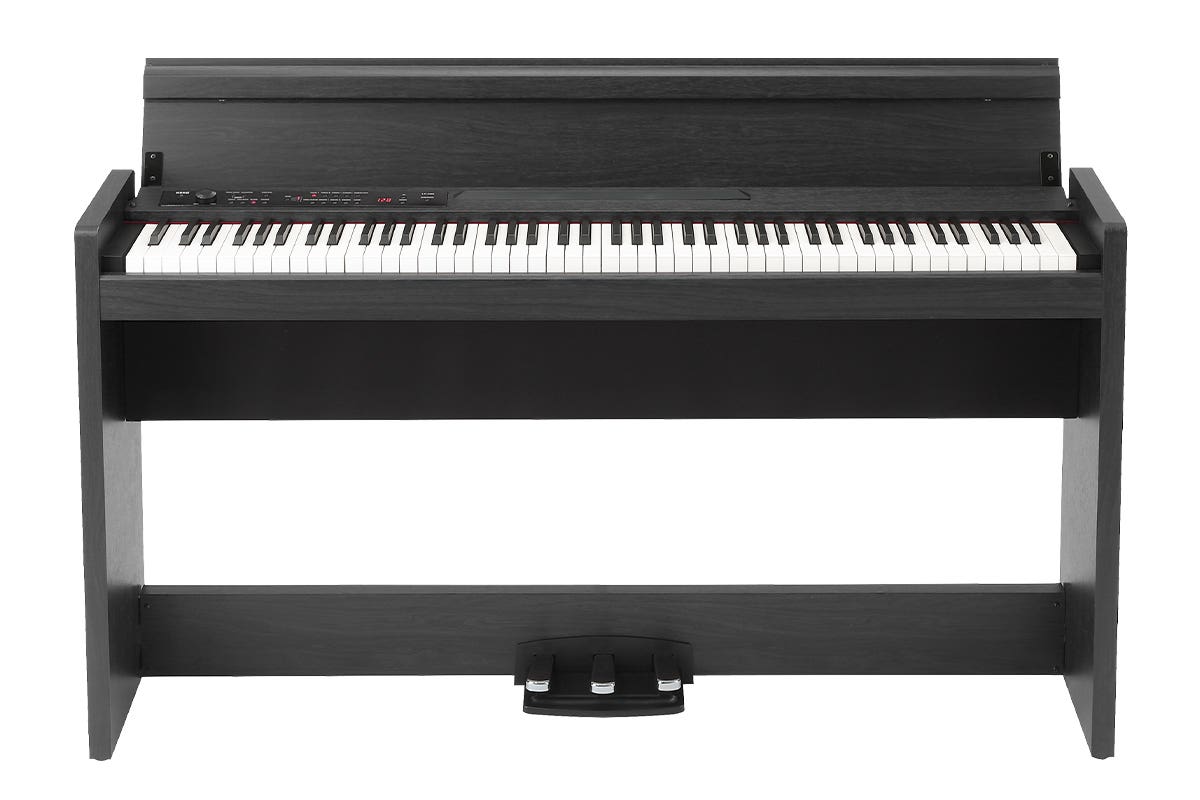 Korg LP-380 Digital Piano - Woodgrain Black Finish (LP380RWBK) - Limited