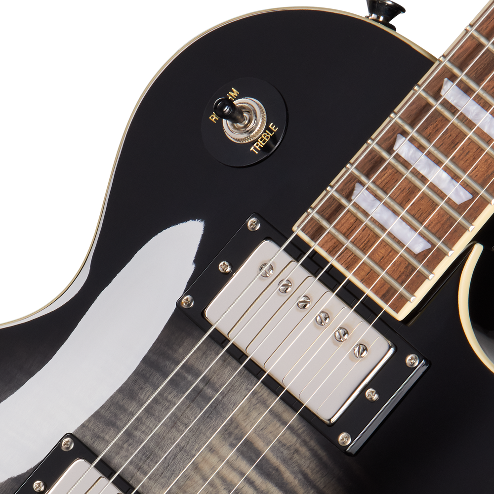 Epiphone Les Paul Tribute Plus - Transparent Ebony Burst