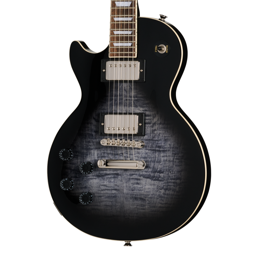 Epiphone Les Paul Tribute Plus - Transparent Ebony Burst - Left Handed