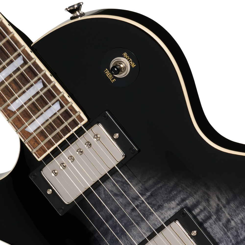 Epiphone Les Paul Tribute Plus - Transparent Ebony Burst - Left Handed