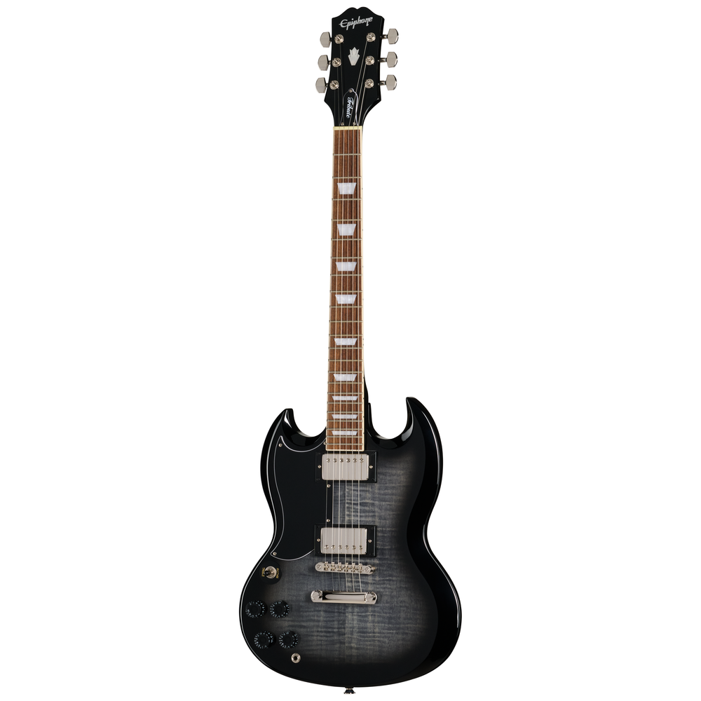 Epiphone SG Tribute Plus - Ebony Burst - Left Handed