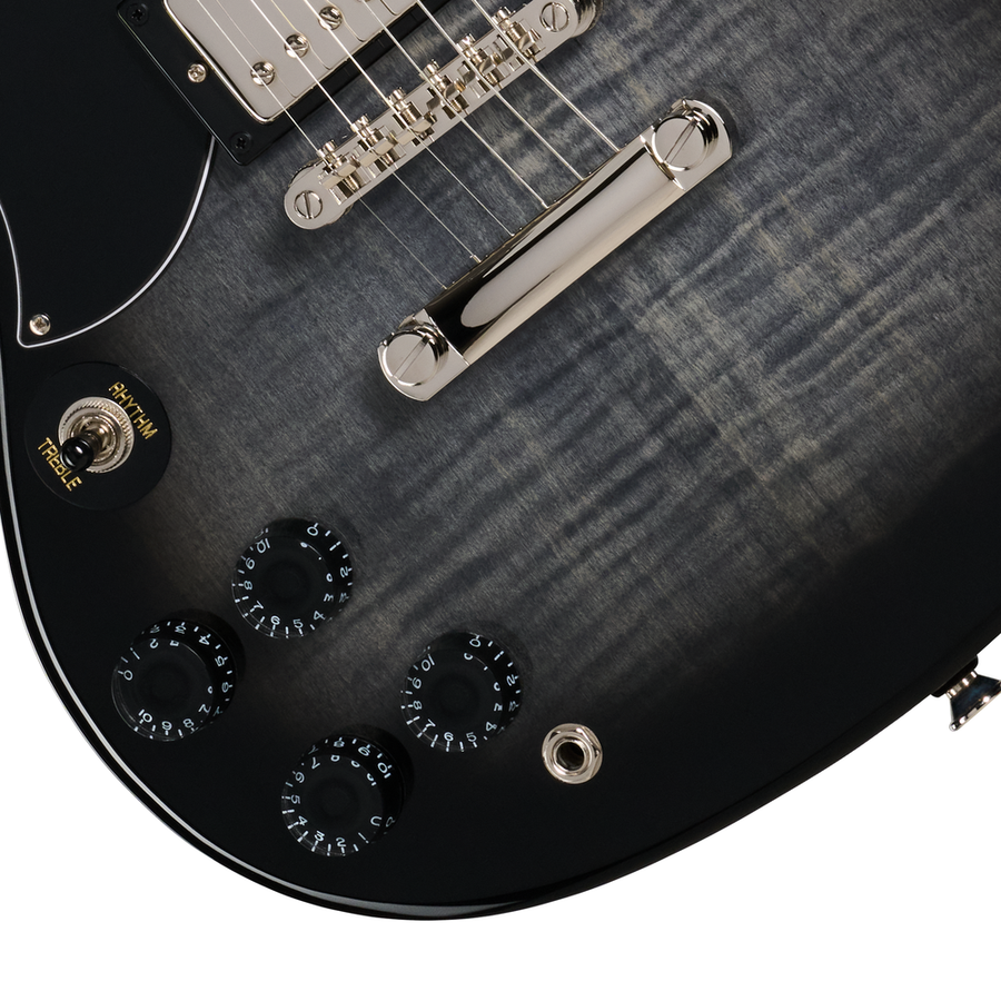 Epiphone SG Tribute Plus - Ebony Burst - Left Handed