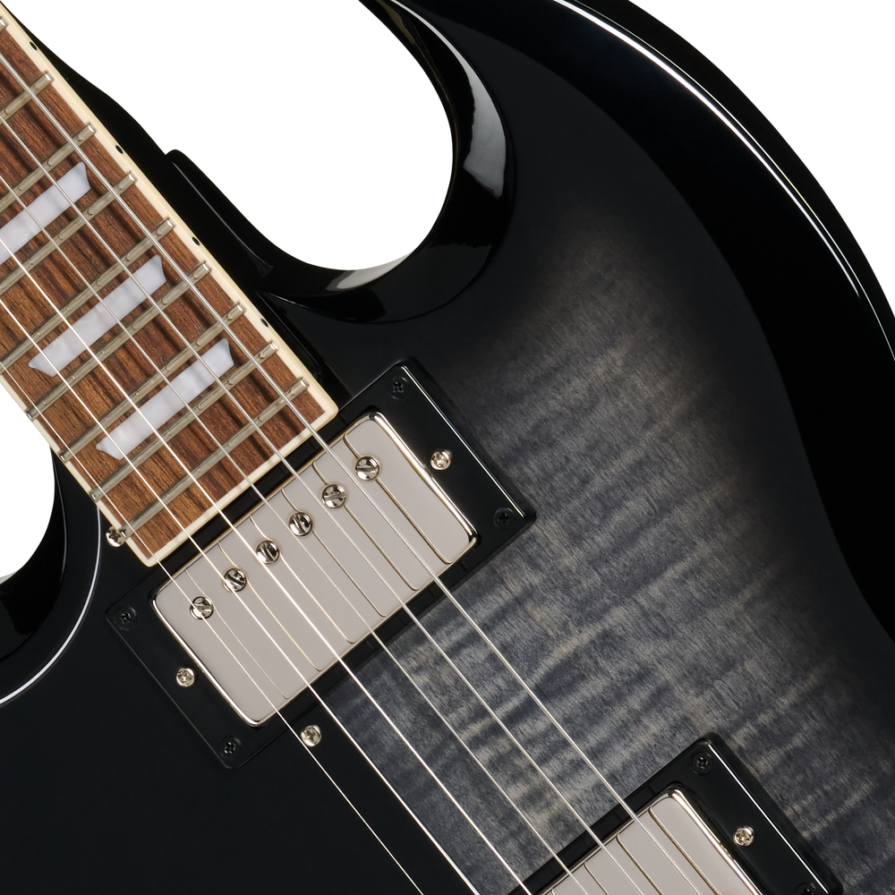Epiphone SG Tribute Plus - Ebony Burst - Left Handed