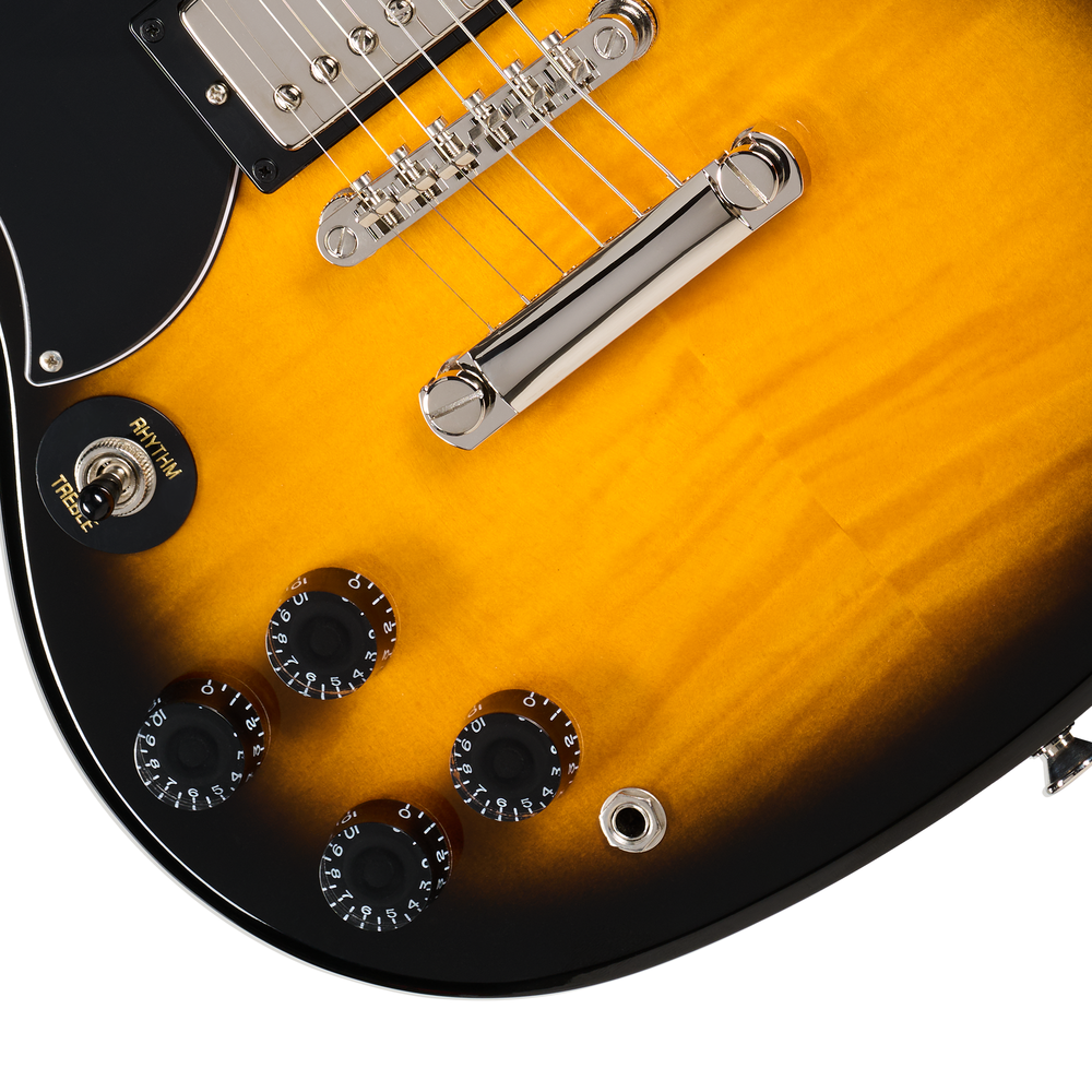 Epiphone SG Tribute Plus - Vintage Sunburst - Left Handed