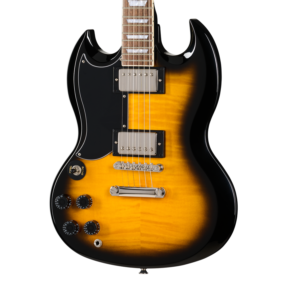 Epiphone SG Tribute Plus - Vintage Sunburst - Left Handed