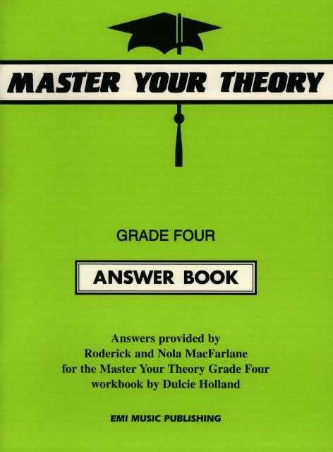 Master Your Theory Answer Bk 4