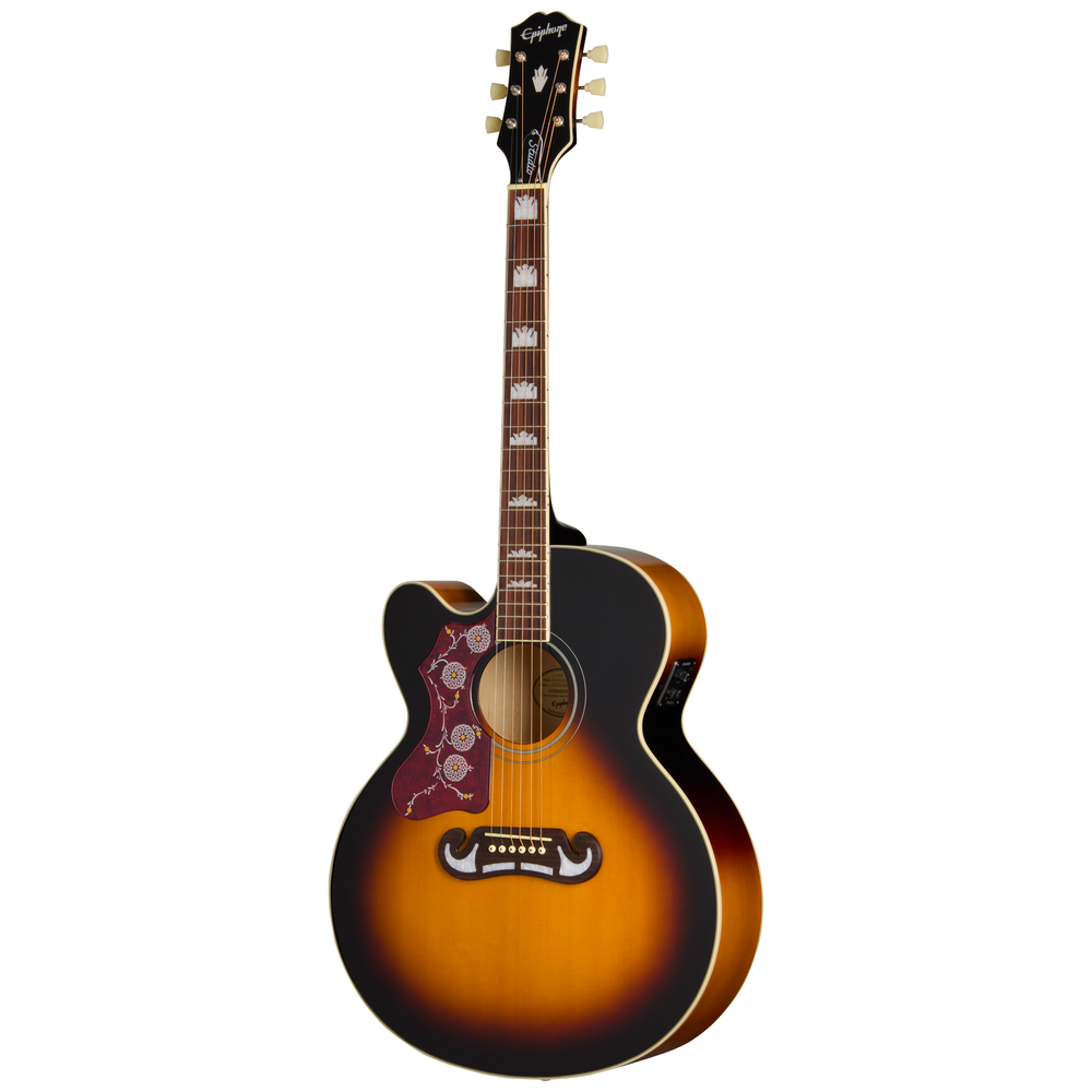 Epiphone J-200 Studio EC - Vintage Sunburst - Left Handed