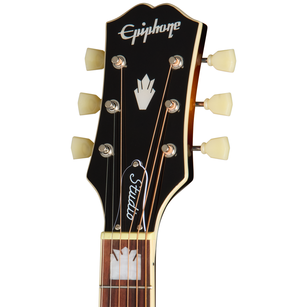 Epiphone J-200 Studio EC - Vintage Sunburst - Left Handed