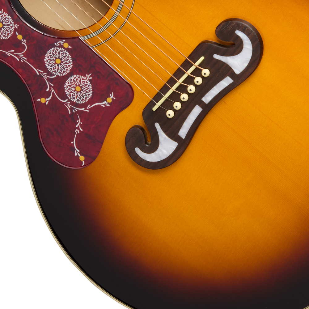 Epiphone J-200 Studio EC - Vintage Sunburst - Left Handed